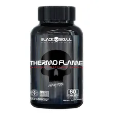 3x Thermo Flame 60 Tabs - Melhor Termogênico - Black Skull Foto mini  3