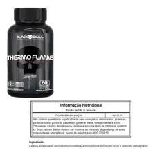 3x Thermo Flame 60 Tabs - Melhor Termogênico - Black Skull Foto mini  2