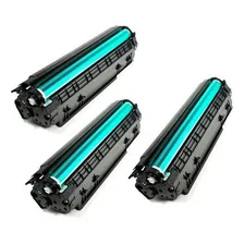 3x Toner 285a Compatível Para Uso Em Pro M1132 Mfp Tinta Preto Foto mini  2