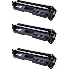 3x Toner CompatÃvel 17a Cf217a 217a Cf217 M102 M130 Com Chip Foto mini 1