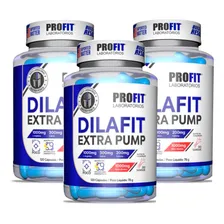 3x Vasodilatador Dilafit Extra Pump 120 Capsulas - Profit Sabor Sem Sabor Foto mini 2