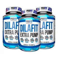 3x Vasodilatador Dilafit Extra Pump 120 Capsulas - Profit Sabor Sem Sabor Foto mini 1