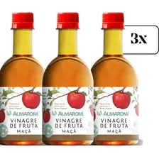 3x Vinagre De Maça Almaromi 400ml Natural Sem Conservantes Foto mini 1