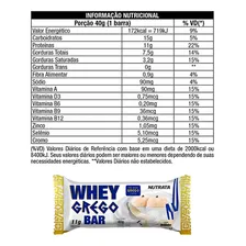 3x Whey Bar Grego - Caixa Com 12 Unidades Cada - Nutrata Sabor Beijinho Foto mini  3