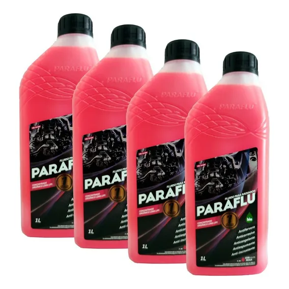 4 Aditivo Para Radiador Paraflu Rosa Concentrado Nbr 13705 A Foto 1