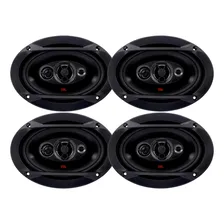 4 Alto Falantes Jbl 6x9 69qdfx110 Triaxial 110w Rms Cada Cor Preto Foto  mini 1