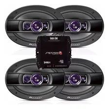 4 Auto Falantes 69 Pioneer 6x9 400w + M贸dulo Stetsom Ir400 Foto mini 1