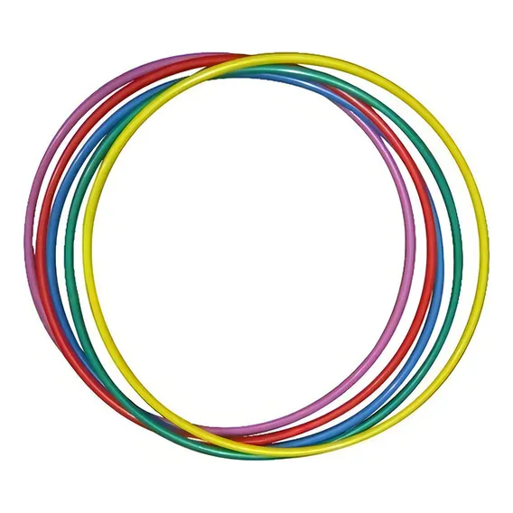 4 Bambolês Arco Infantil Reforçado 55cm Colorido Atacado Foto 1