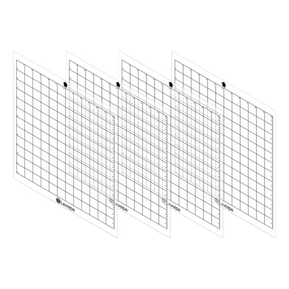 4 Bases De Corte P/ Silhouette Cameo Plotter Com Cola 30x30 Foto 1