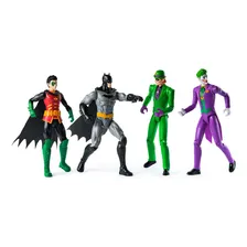 4 Bonecos Batman, Coringa, Charada E Robin De 30cm - Batman Foto mini 4