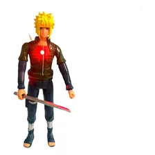 4 Bonecos Naruto Articulado Acessórios Sasuke Kakashi Minato Foto mini  2
