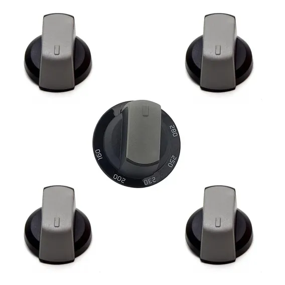 4 Botão Manipulo + Botão Forno Fogão Brastemp Bys4 Bfd4 Bfs4 Foto 1