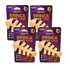 4 Brinquedo Osso Bamboo Brinca Dent One Sabor Bacon - Peixe Foto  mini 1