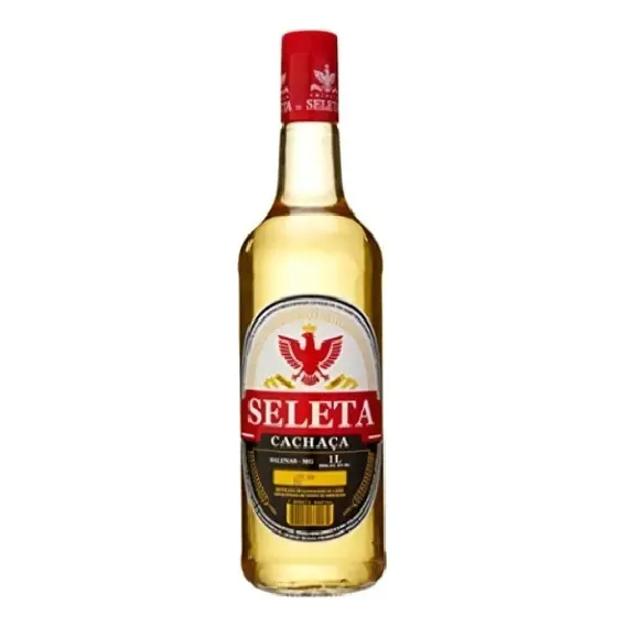 4 Cachaça Artesanal Seleta Ouro - 1 Litro Foto 1