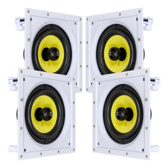 4 Caixa Embutir Jbl Ci6s Plus Arandela Som Ambient 6p Gesso Cor Branco 110v/220v Foto 1