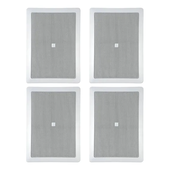4 Caixas De Embutir Arandela Jbl 6w21rt Retangular 100w Rms Cor Branco Foto 1