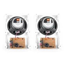 4 Caixas De Embutir Arandela Jbl 6w21rt Retangular 100w Rms Cor Branco Foto mini  3