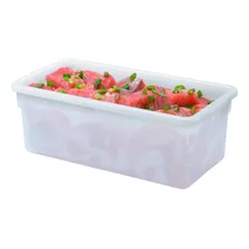 4 Caixas Organizadoras Bioprátika Multiuso Pleion 8l C/tampa Cor Branco Foto mini 3