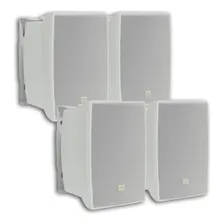 4 Caixas Som Ambiente Jbl C621 Branca 100w 8 Oh Passiva Foto  mini 1