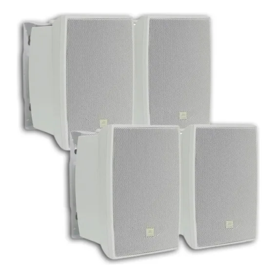 4 Caixas Som Ambiente Jbl C621 Branca 100w 8 Oh Passiva Foto 1