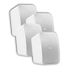 4 Caixas Som Ambiente Outdoor Externo 6hs Frahm Branca 140w Foto  mini 1