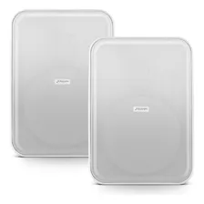 4 Caixas Som Ambiente Outdoor Externo 6hs Frahm Branca 140w Foto mini  3