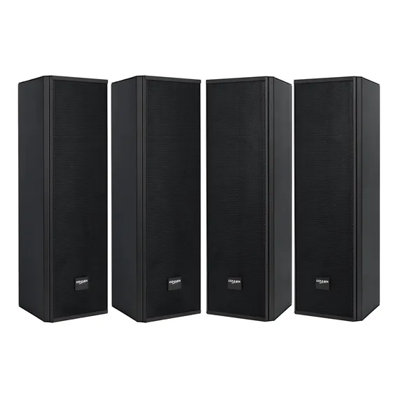 4 Caixas Som Line Array C425 Donner 100wrms Top Igreja Bar Cor Preto Passiva Foto 1