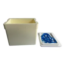 4 Caixas Térmica Isopor 13 Litros Gelo Cerveja Refri Isoterm Foto mini 3