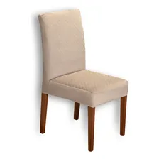 4 Capas Luxo Laváveis Matelada P/ Proteger Cadeira Jantar Cor Castor Foto mini 2