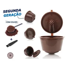 4 Cápsulas Dolce Gusto Reutilizáveis Com Colher E Pincel Foto  mini 1