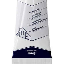 4 Cola Silicone Acético Selante Vedante Branco Uso Geral 50g Foto mini 3