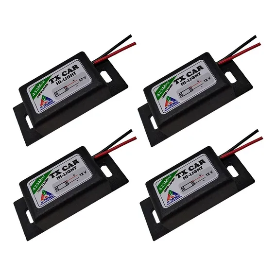 4 Controle Portão Tx Car Prova D'água 433,92 Mhz Code Learn Foto 1
