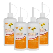 4 Dermaex Óleo De Girassol Dersani Feridas E Escaras 200ml Foto  mini 1