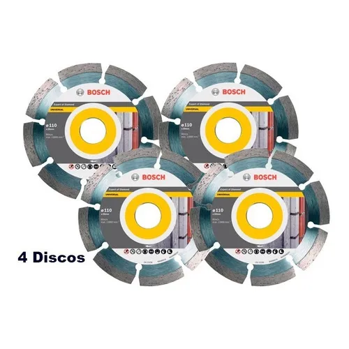 4 Discos Diamantado Bosch 110mm Maquifer Foto 1