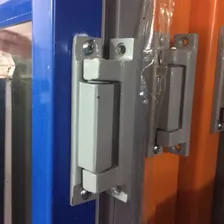 4 Dobradiça C/ Mola Preta Geladeira Comercial Freezer Foto mini  3
