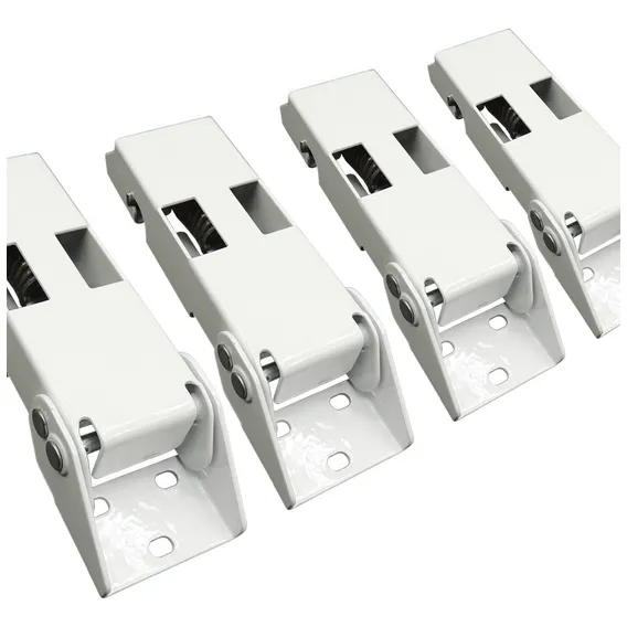 4 Dobradiça C/mola P/ Freezer Ghba-080 Ao Ghba-510 Gelopar Foto 1