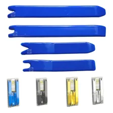 4 Espatulas Nylon Desmontar Painel Moldura Presilha Carro Cor Azul Foto mini  2