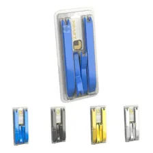 4 Espatulas Nylon Desmontar Painel Moldura Presilha Carro Cor Azul Foto mini  3
