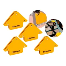 4 Esquadro Magnético Para Inversora Solda 12kg Serralheiro Foto mini 1