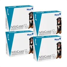 4 Ivercanis 12mg Para Cães De 60kg - Blíster 4 Comprimidos Foto mini 1