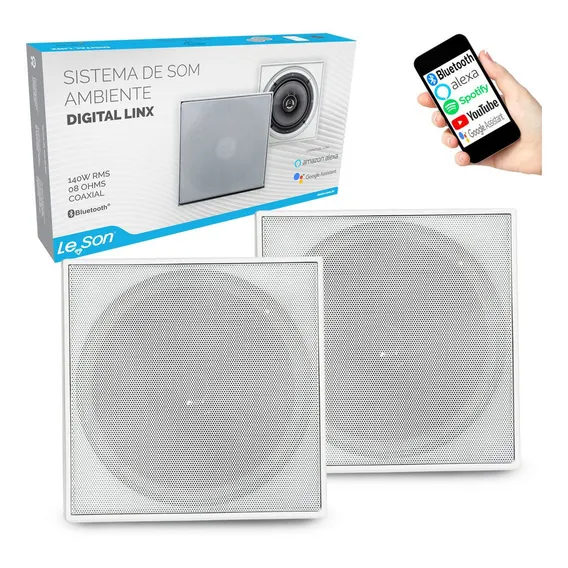 4 Kits Caixas Sistema Som Ambiente Bluetooth Ativa+passiva Foto 1
