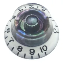 4 Knob Plastico Guitarra Branco Translucidio Abalone Lsl05wa Foto mini 4