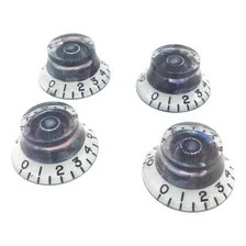 4 Knob Plastico Guitarra Branco Translucidio Abalone Lsl05wa Foto mini 1