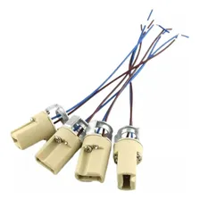 4 Lampada Led Halopim G9 5w + 4 Soquete G9 Rabicho Luz Branco-quente 127/220V Foto mini 3