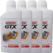 4 Litros Óleo Motor Mineral Castrol Gtx Antiborra Sae 20w50 Foto mini 3