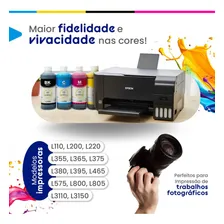 4 Litros Tinta CompatÃvel Para Epson L3250 L3150 Ecotank Tinta Preto | Ciano | Magenta | Yellow Foto mini 4