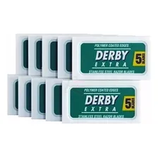 4 Lmina De Barbear Navalha Kit C50 Lminas Derby Platinum Foto mini 2