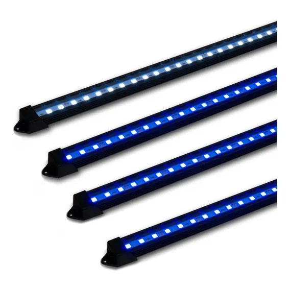 4 Luminárias Led Colors 22cm Aquário Marinho Boyu Reef Foto 1
