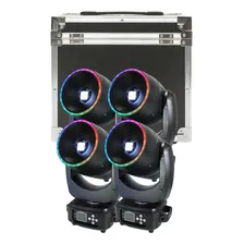 4 Moving Rgbw Beam 200w Com Borda + Cores C/case 127/220v Foto  mini 1