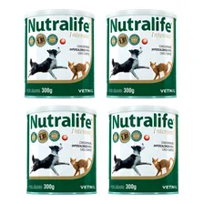 4 Nutralife Intensiv Suplemento 300g Cães E Gatos - Vetnil Foto  mini 1